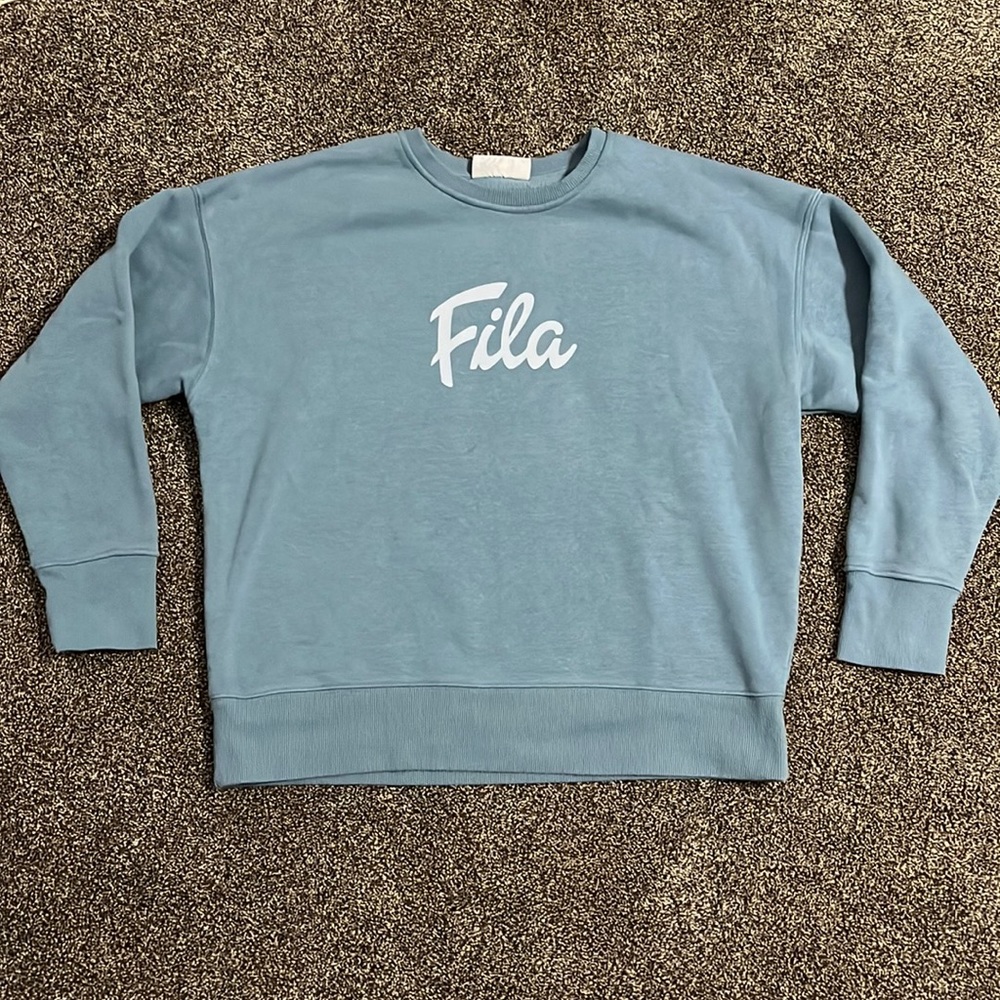 Fila blue crew neck sweater, XL